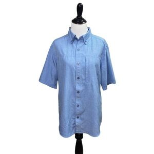 Red Hook Lure Men's S Small Button Down Fishing Shirt Short Sleeves Quick Dry